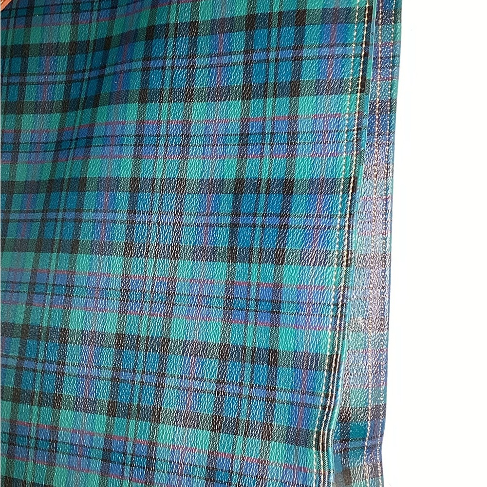 Merona vintage shoulder plaid bag - Picture 7 of 11